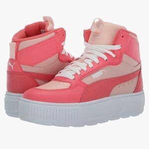 Pink Puma Platform High Top Sneakers | Size 7 | Gently Worn